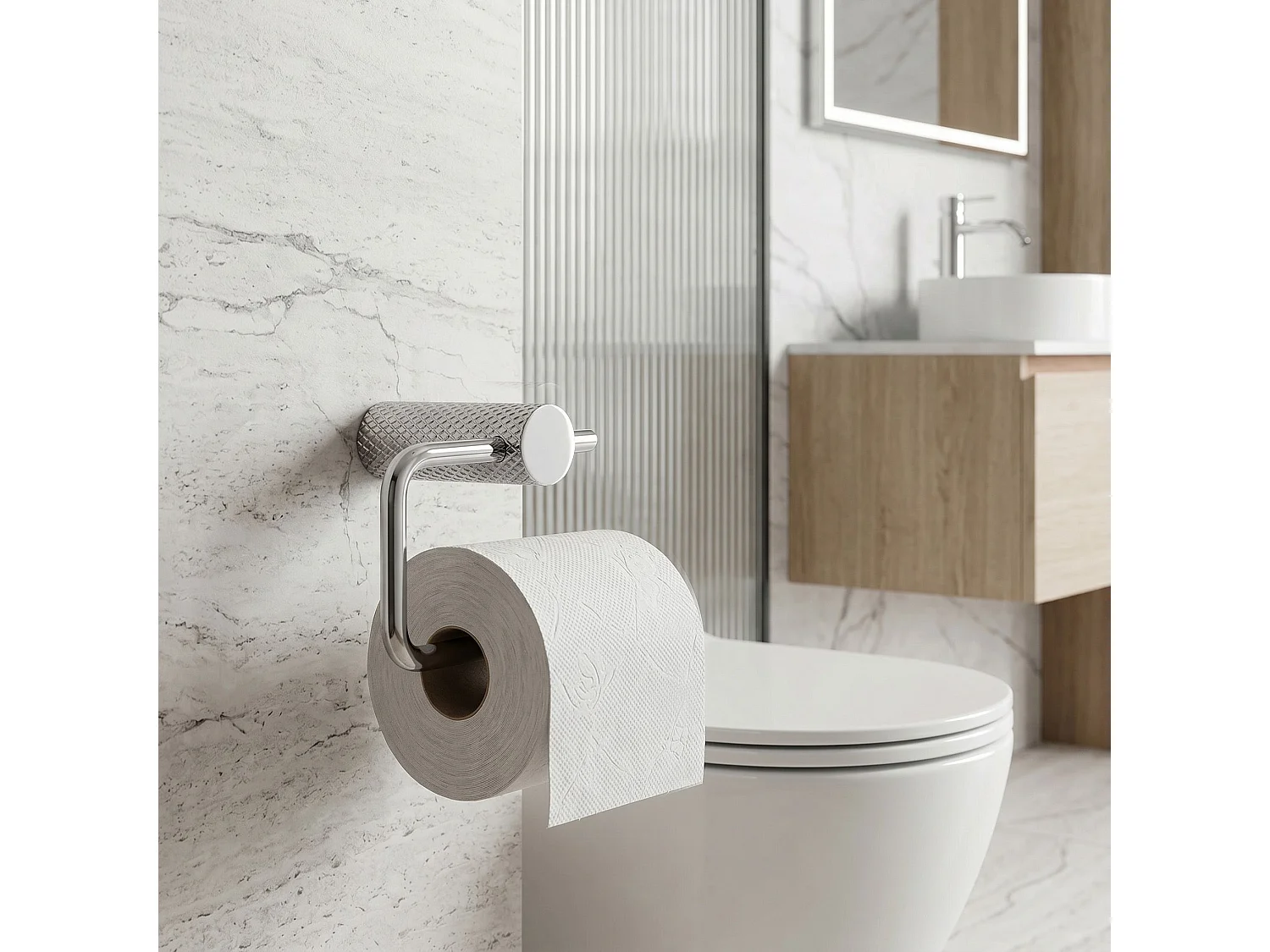 Toiletrolhouder Rea A62309 Chrome
