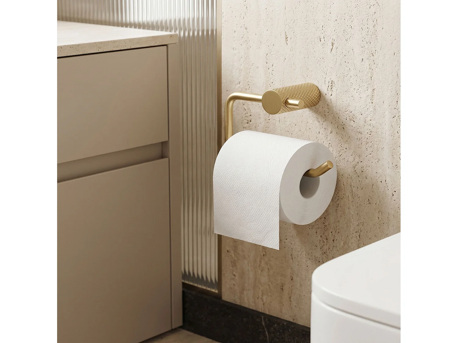 Toiletrolhouder Rea A62309Bg Brush Gold