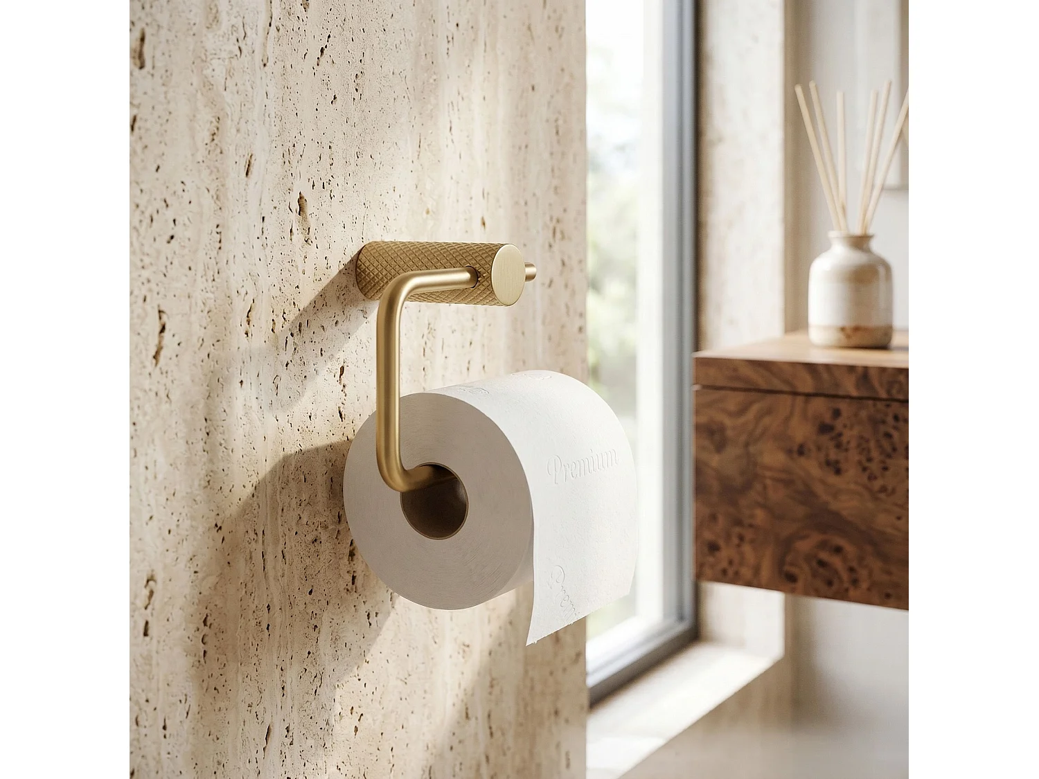 Toiletrolhouder Rea A62309Bg Brush Gold