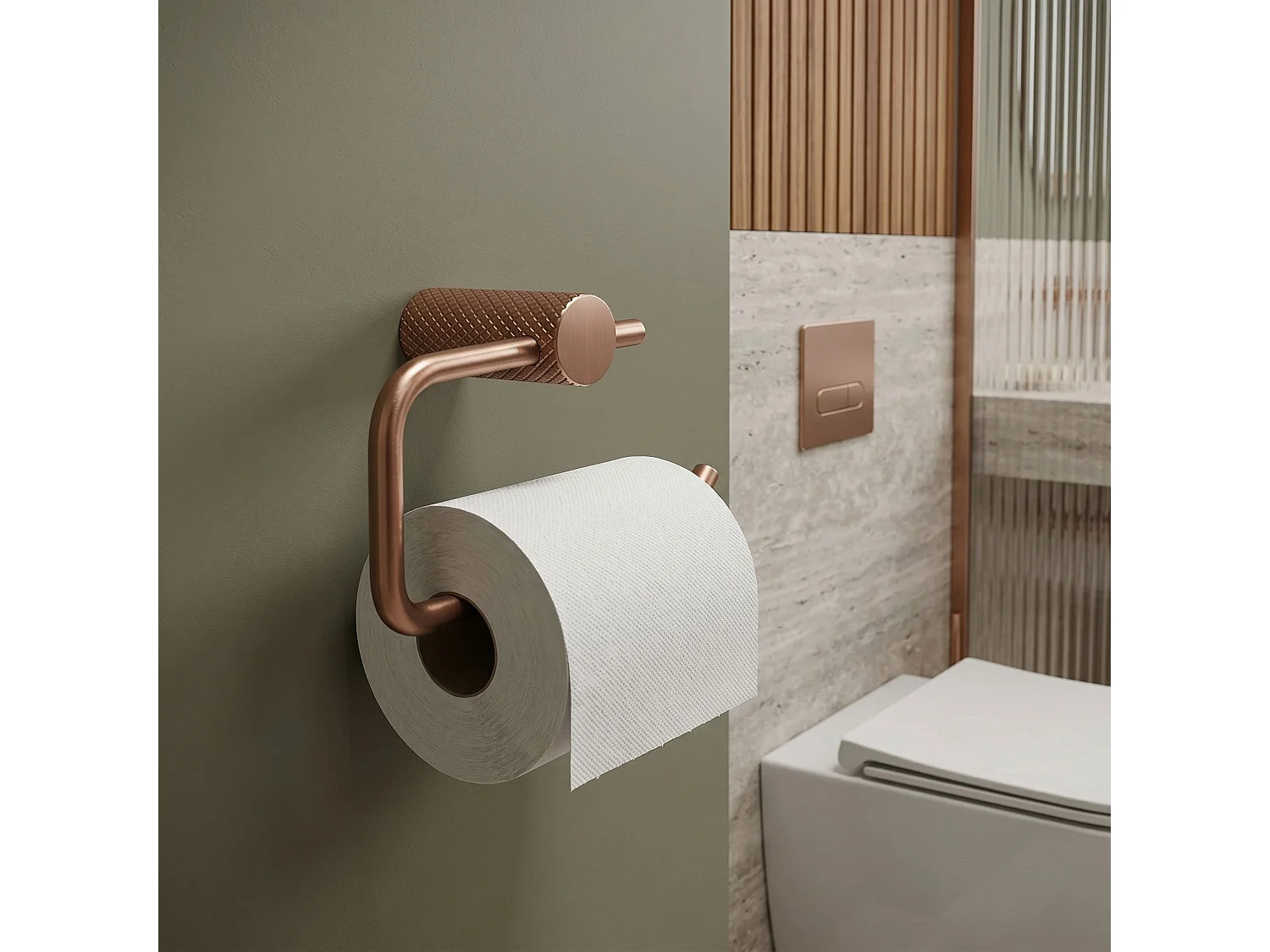 Toiletrolhouder Rea A62309Brg Brush Copper