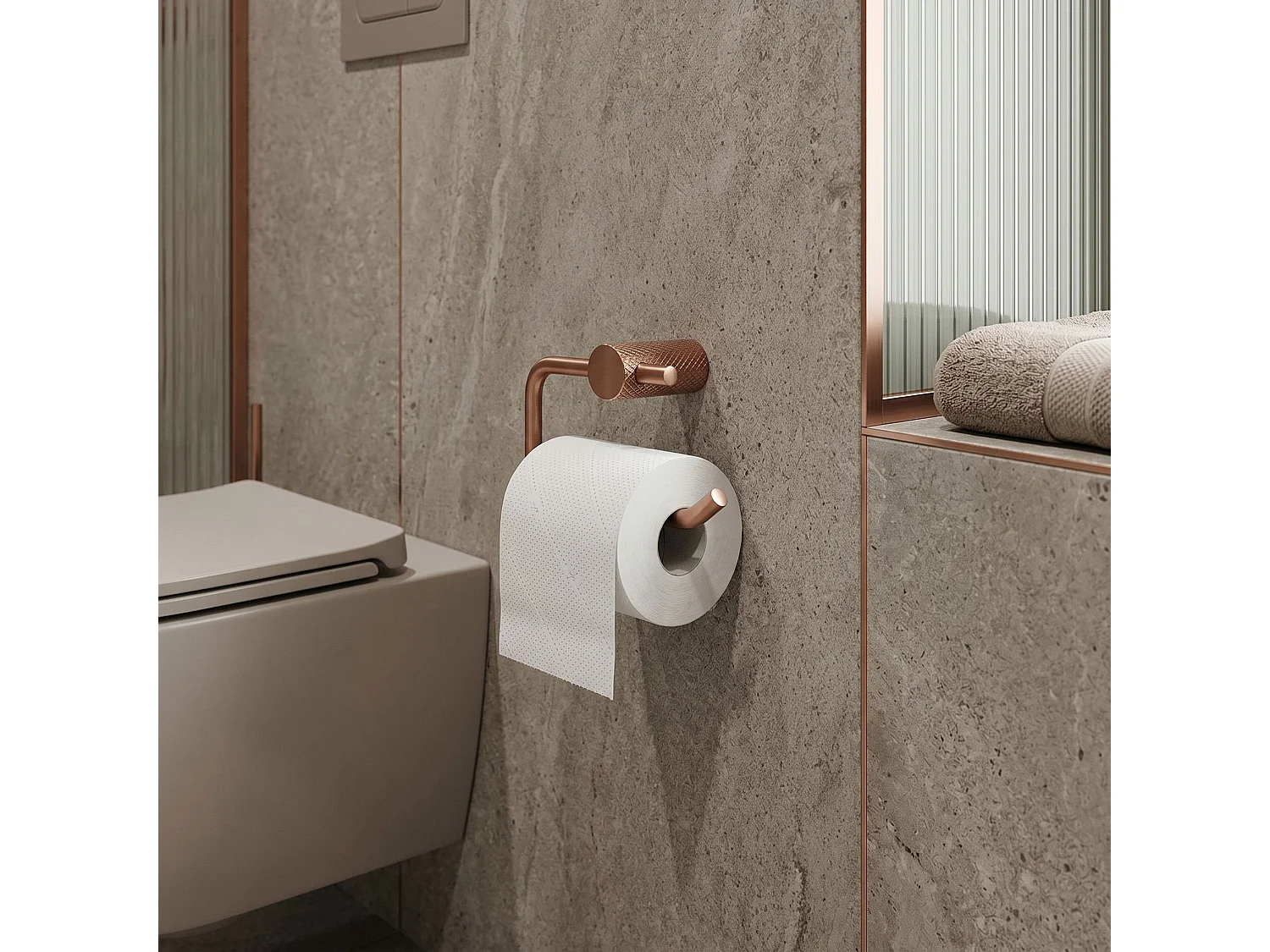 Toiletrolhouder Rea A62309Brg Brush Copper