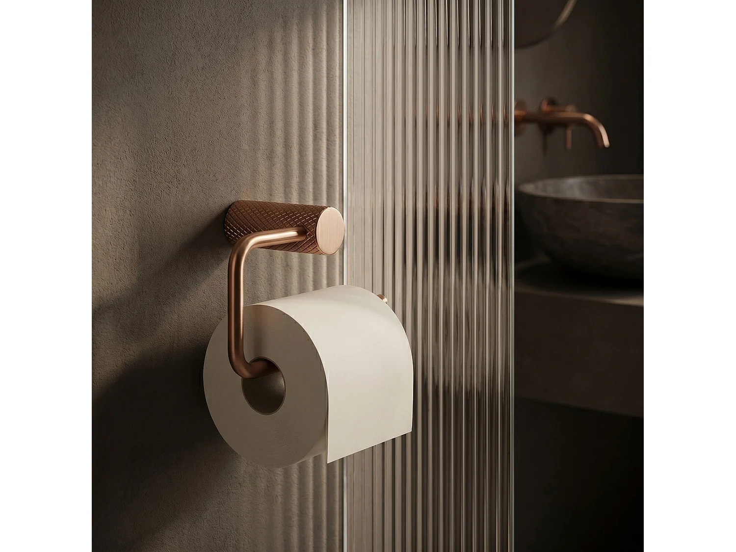 Toiletrolhouder Rea A62309Brg Brush Copper