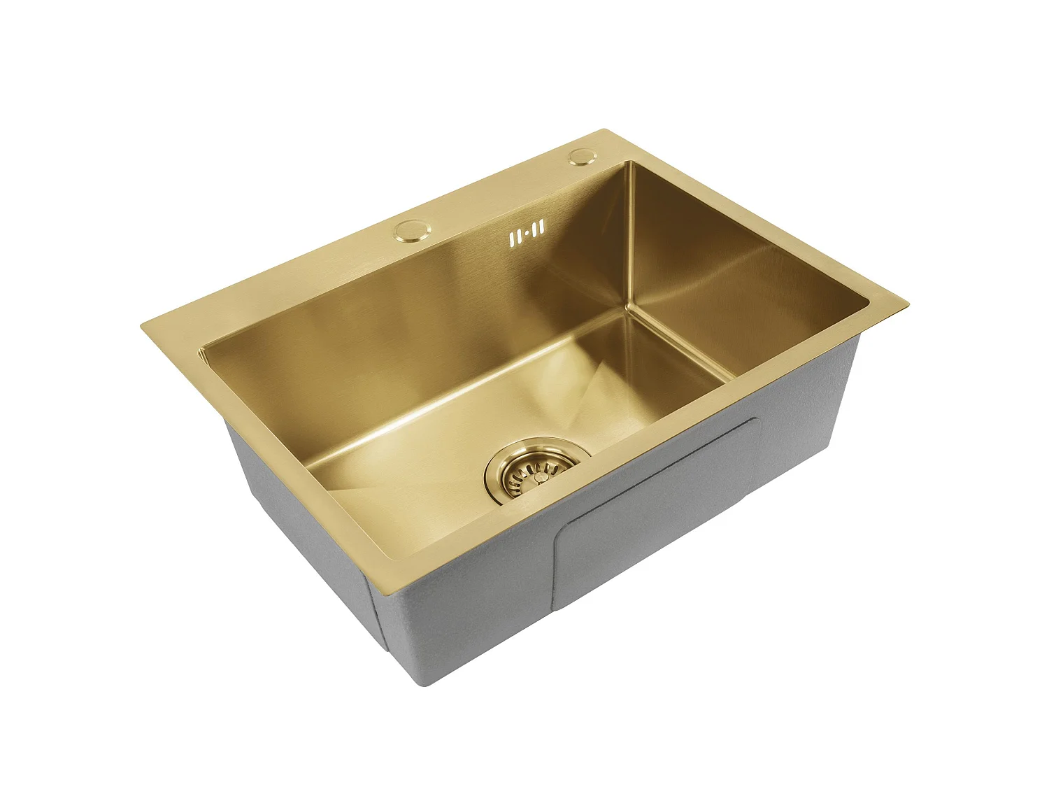 Stalen Spoelbak Rea Liam Brush Gold