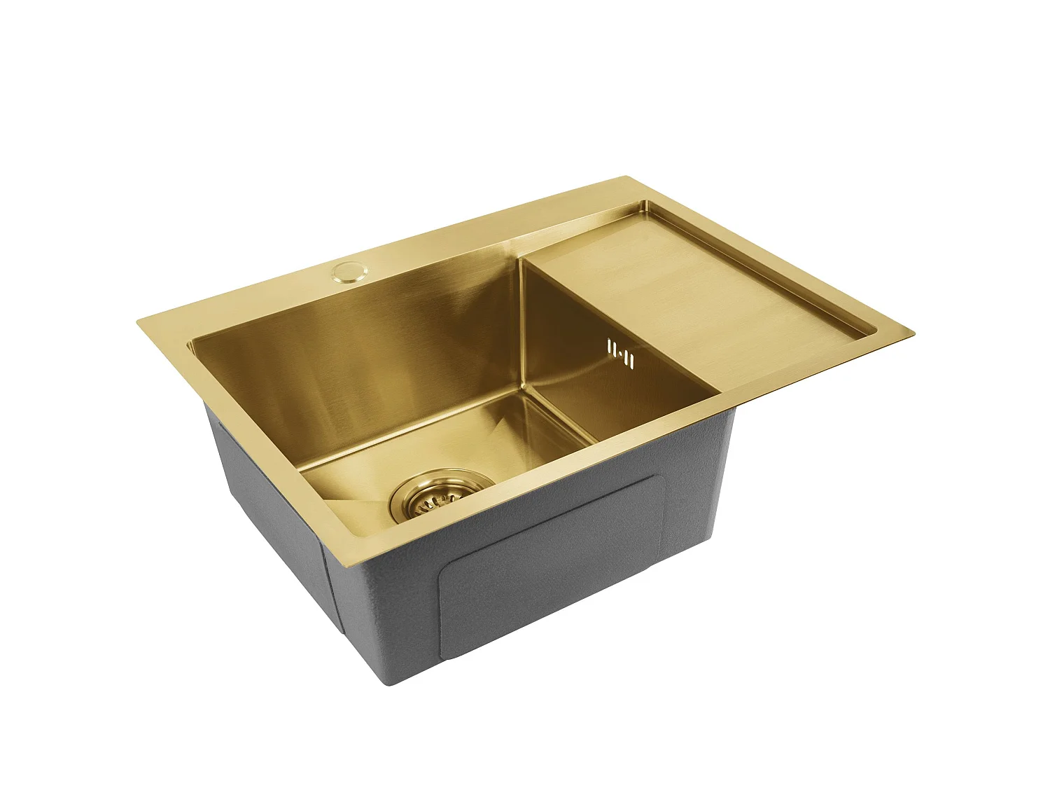 Stalen Spoelbak Rea Fin Brush Gold