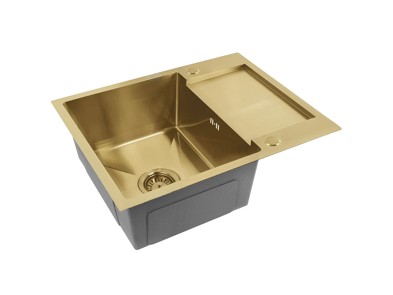 Stalen Spoelbak Rea Paul Brush Gold