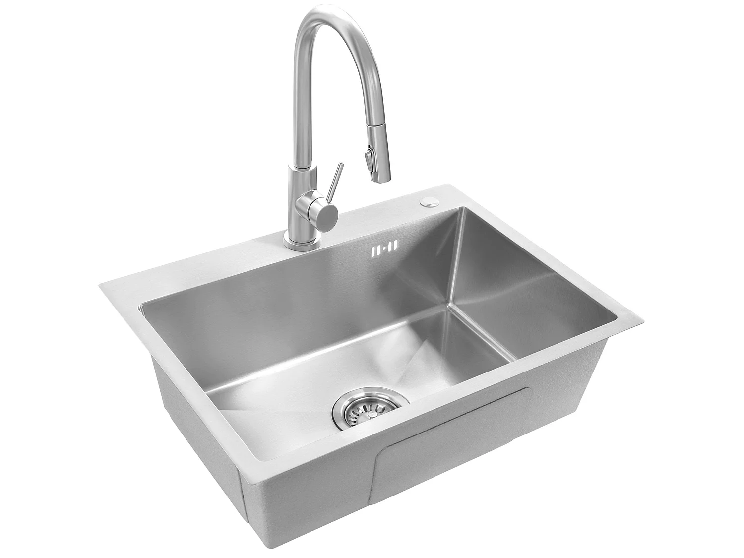 Stalen Spoelbak Rea Liam Brush Nickel