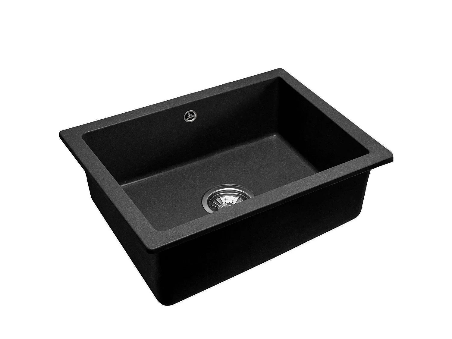 Granitgootsteen Rea Nels Metalic Black
