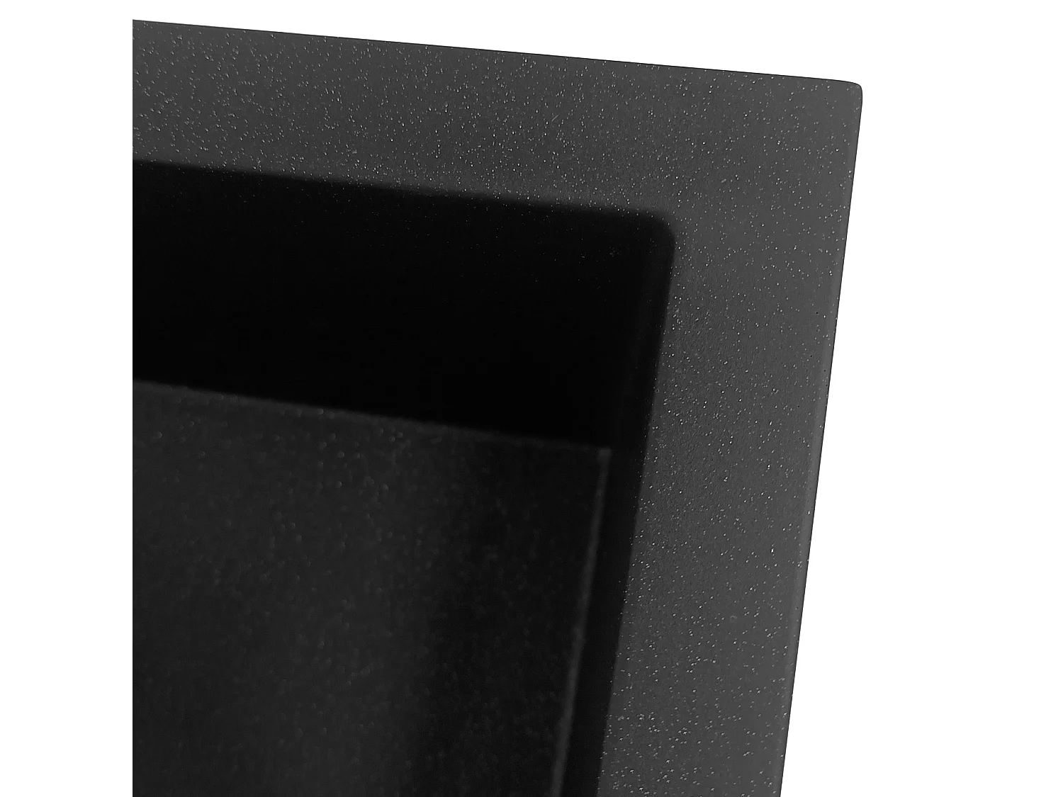 Granitgootsteen Rea Nels Metalic Black