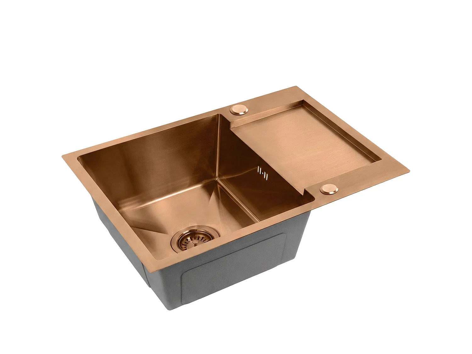 Stalen Spoelbak Rea Paul 60 Brush Copper