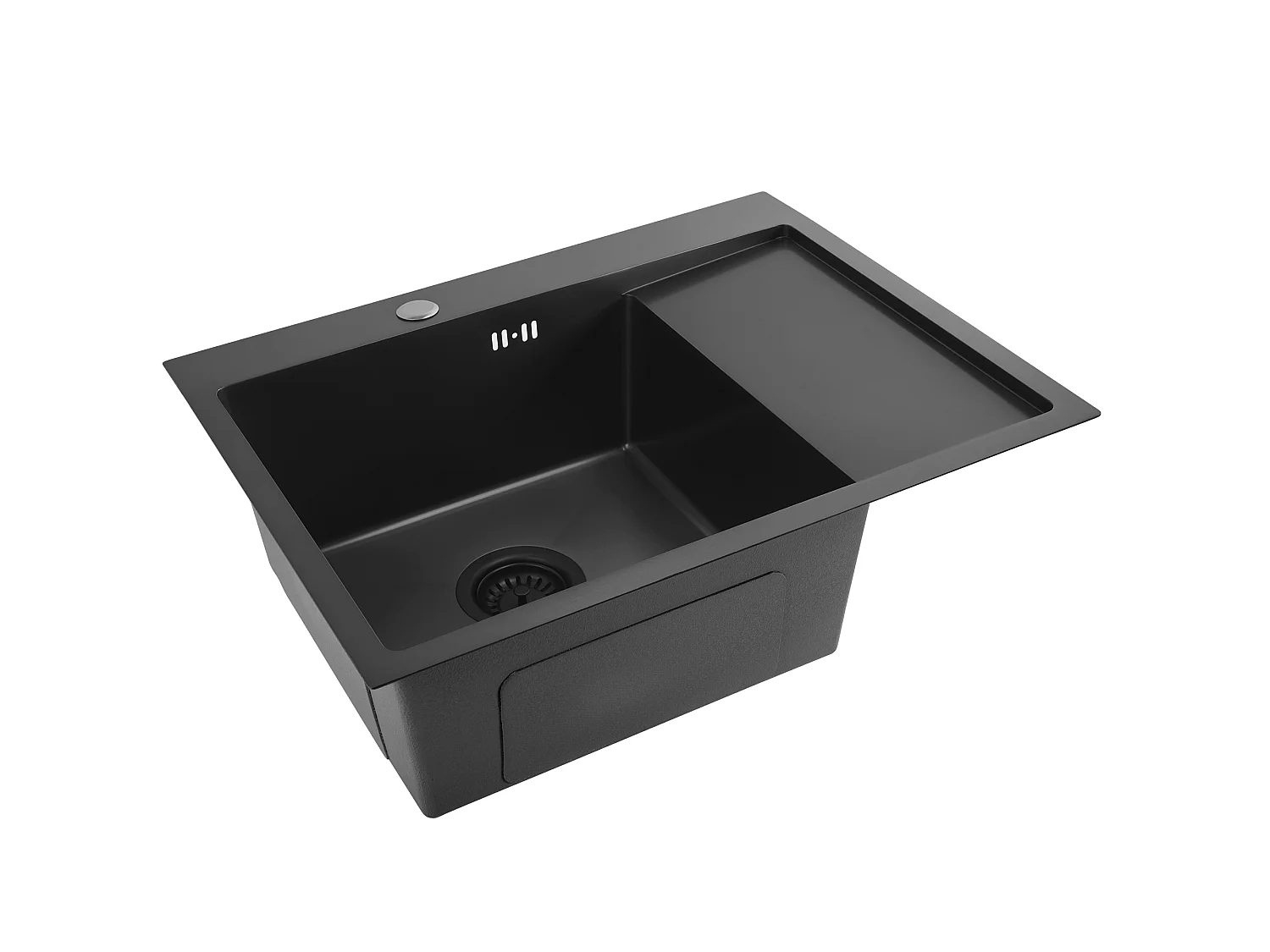 Stalen Spoelbak Rea Fin Black