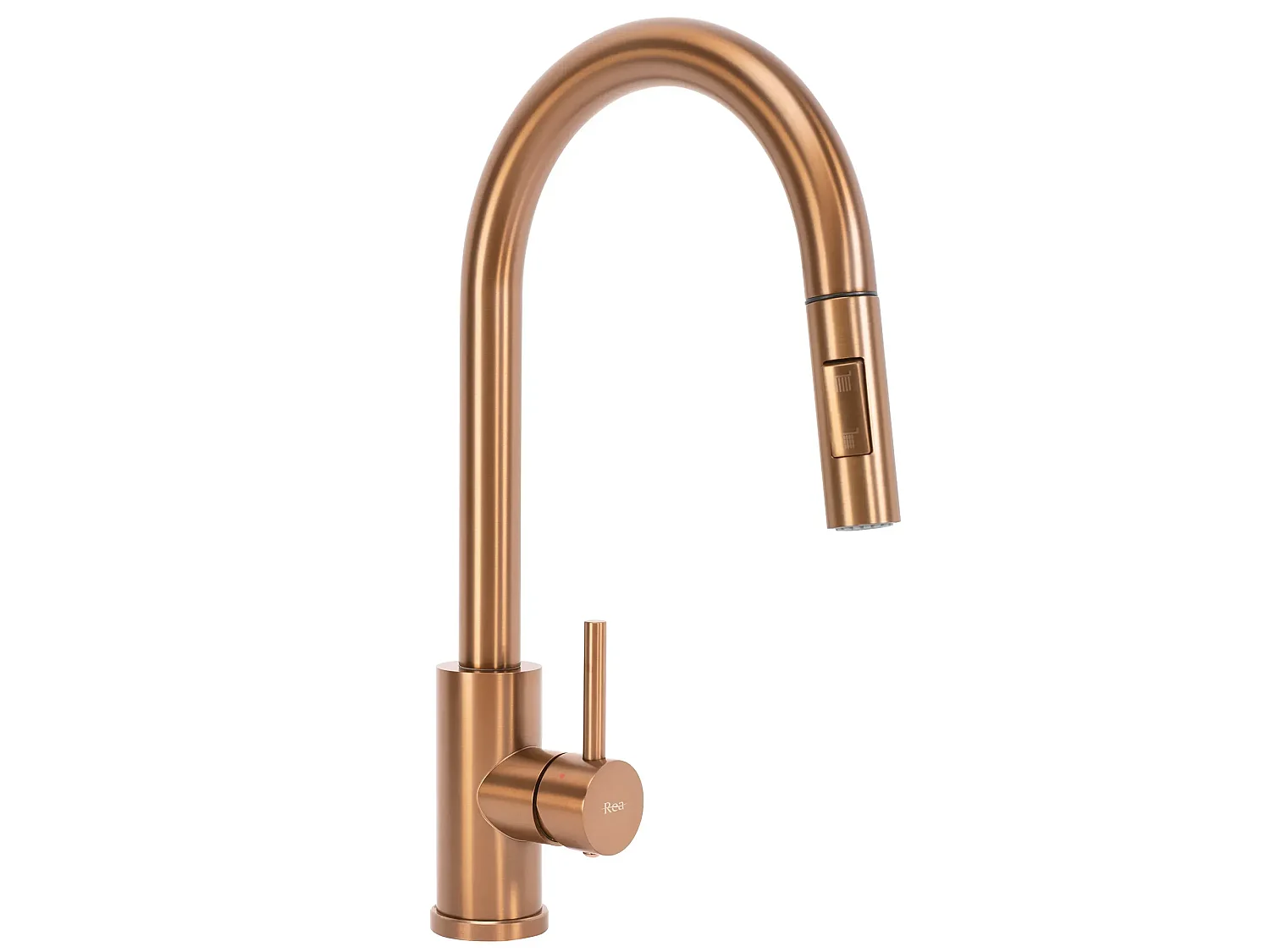 Stalen Spoelbak Rea Leo 50 Brush Copper
