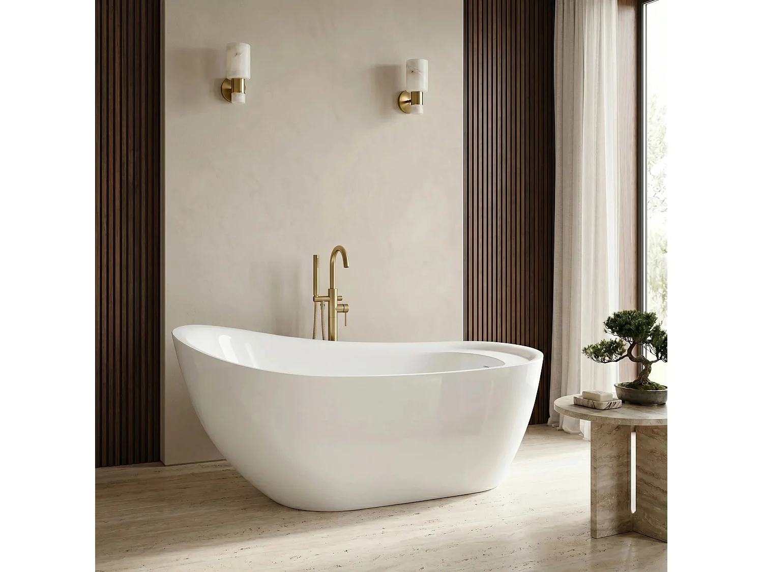 Baignoire Îlot Rea Orte 170 White