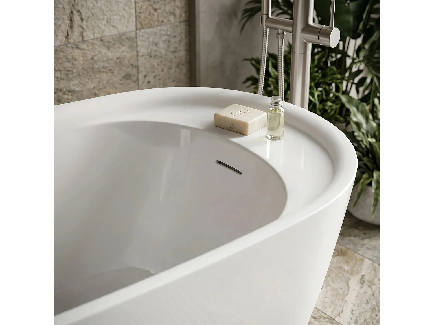 Baignoire Îlot Rea Orte 170 White