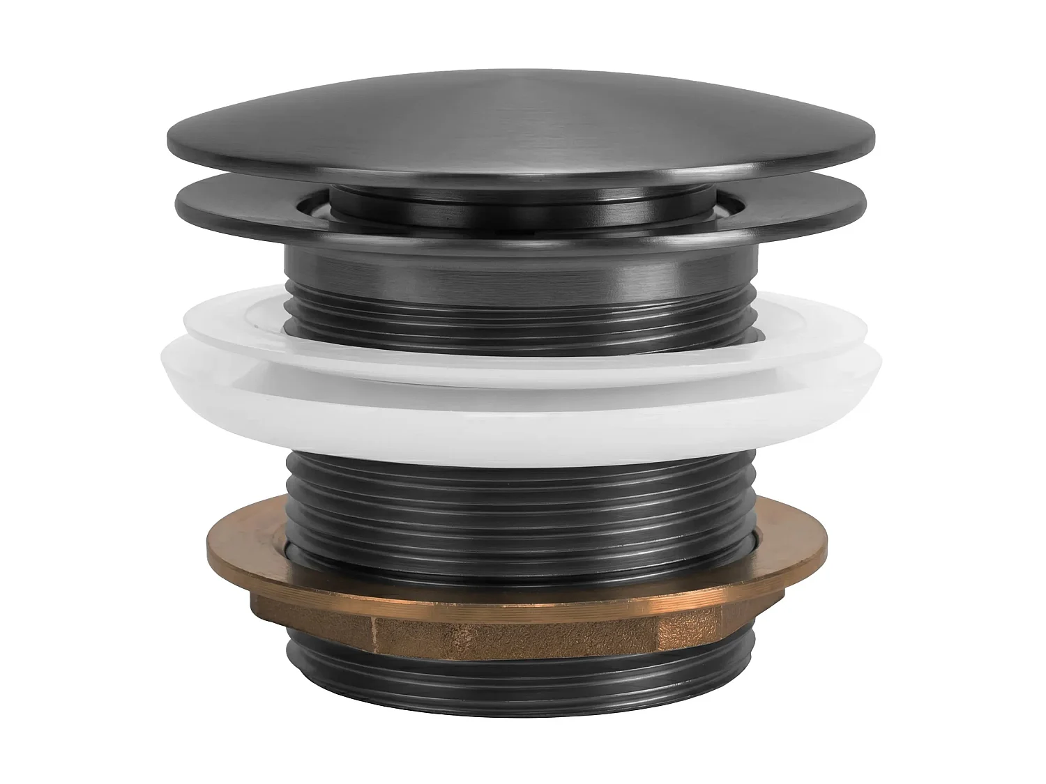 Tapón De Bañera Rea Klik-Klak Titanium