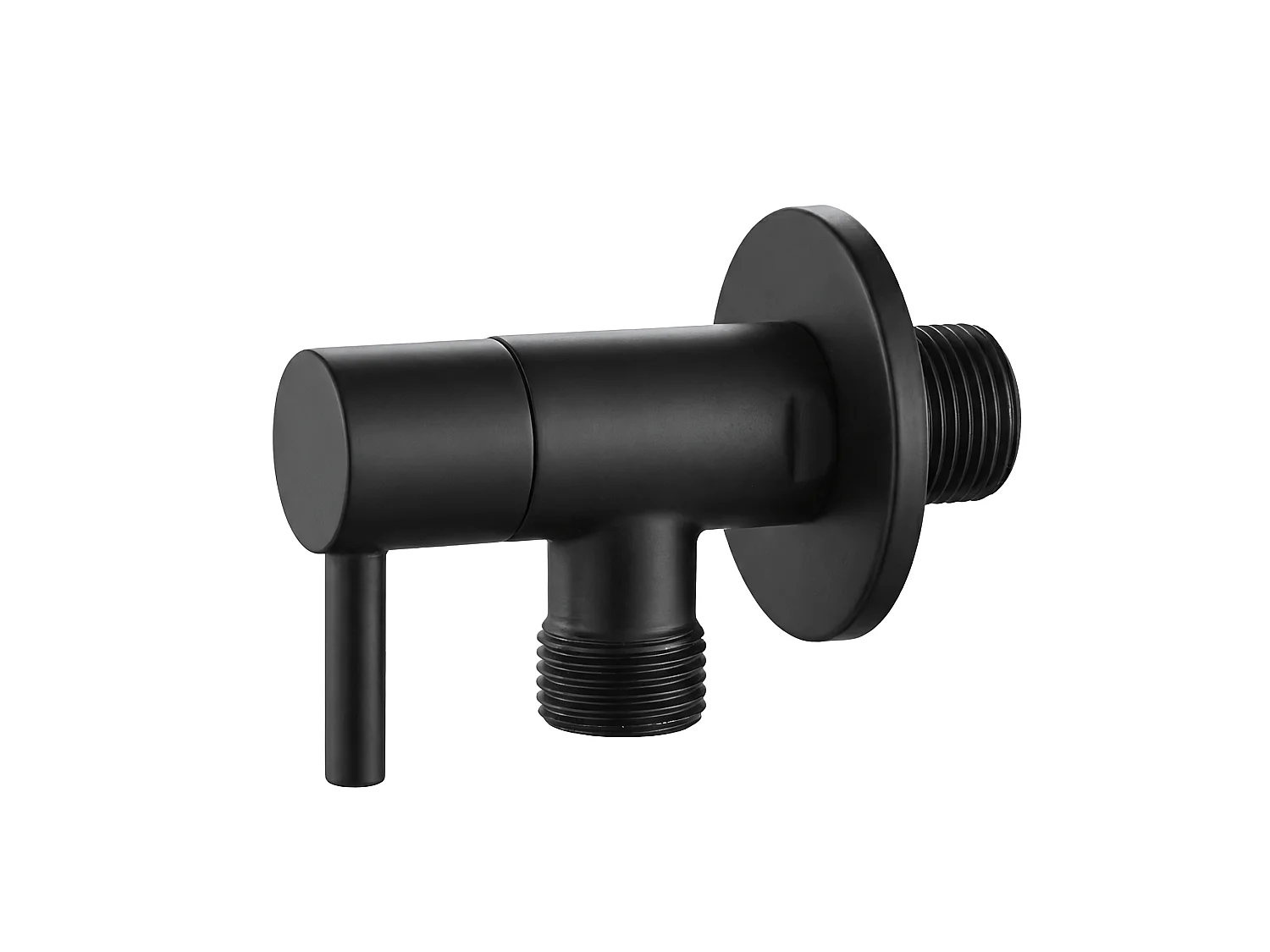 Válvula Angular Rea 1/2" X 3/8" Black