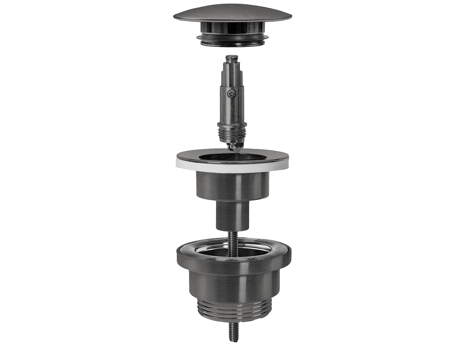 Sifón De Lavabo Klik-Klak Universal Rea Titanium
