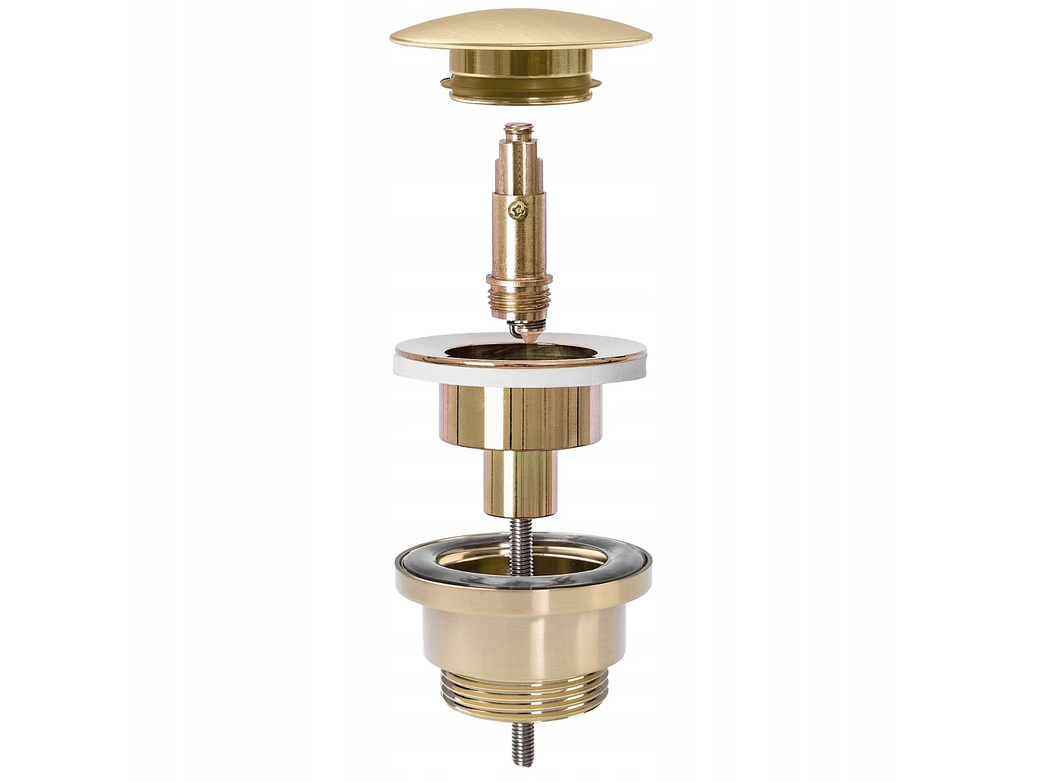 Tapón De Lavabo Klik-Klak Rea Brush Gold