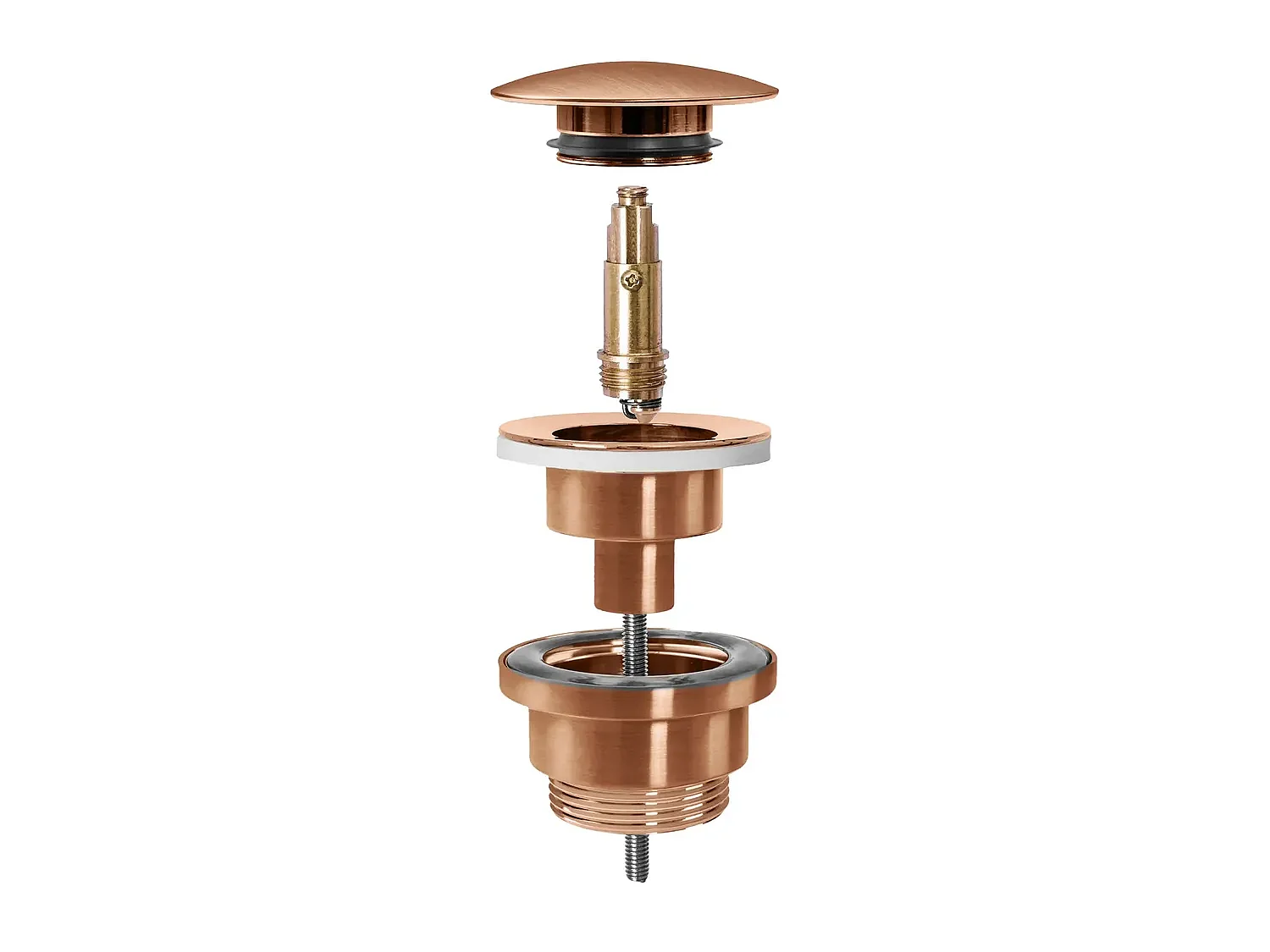Sifón De Lavabo Klik-Klak Universal Rea Klik-Klak Brush Copper