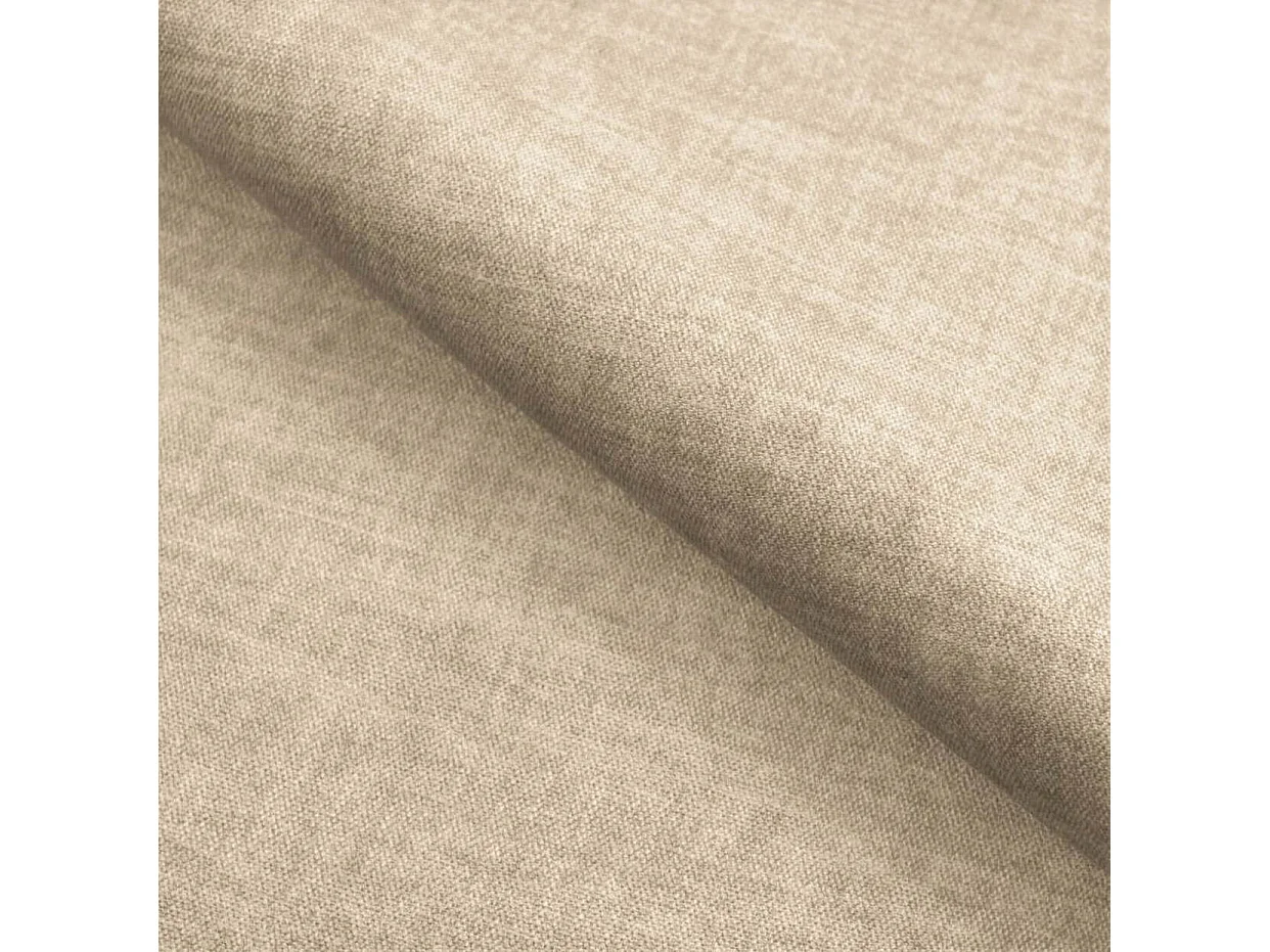 Canapé d'angle 280 cm Amaro L, têtières réglables, coffre de rangement, 5 places, droite, Beige