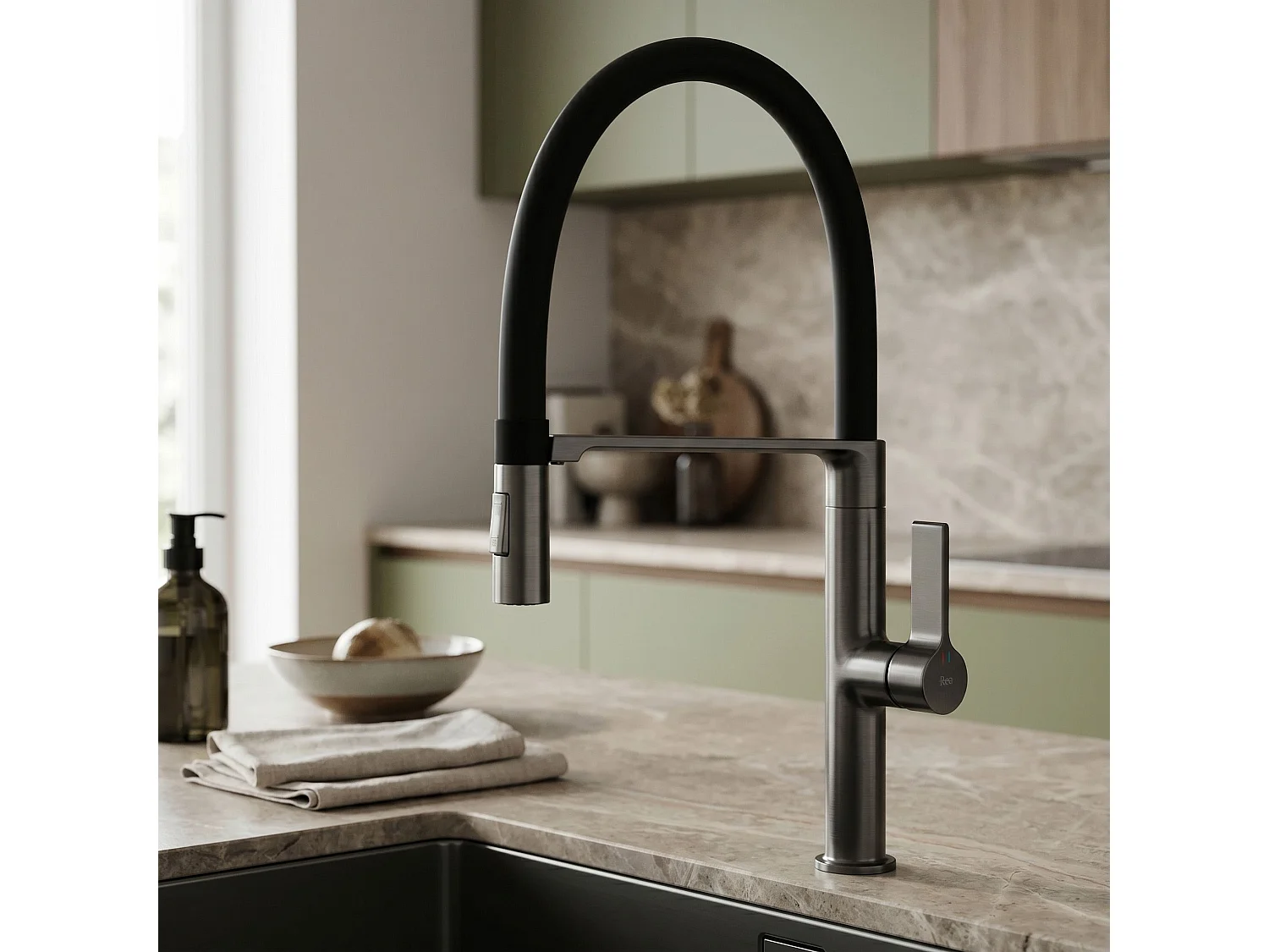 Robinet De Cuisine Rea Lago Titanium