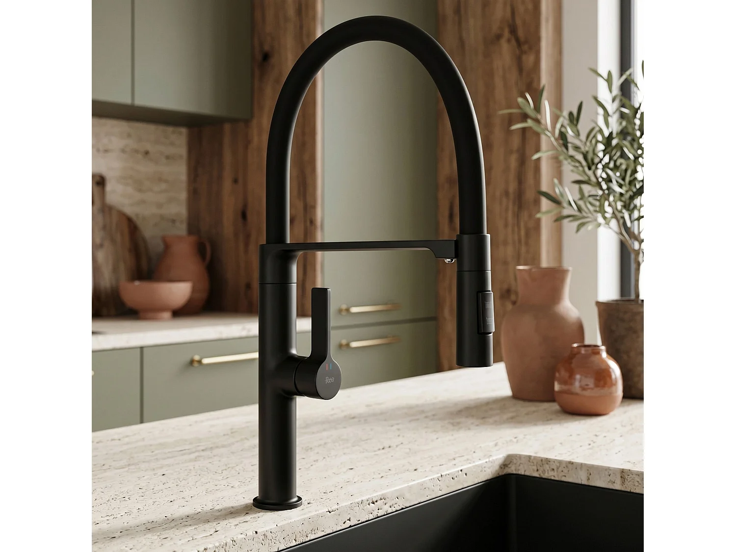 Robinet De Cuisine Rea Lago Titanium
