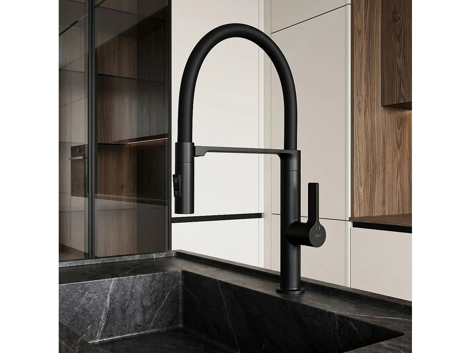 Robinet De Cuisine Rea Lago Titanium