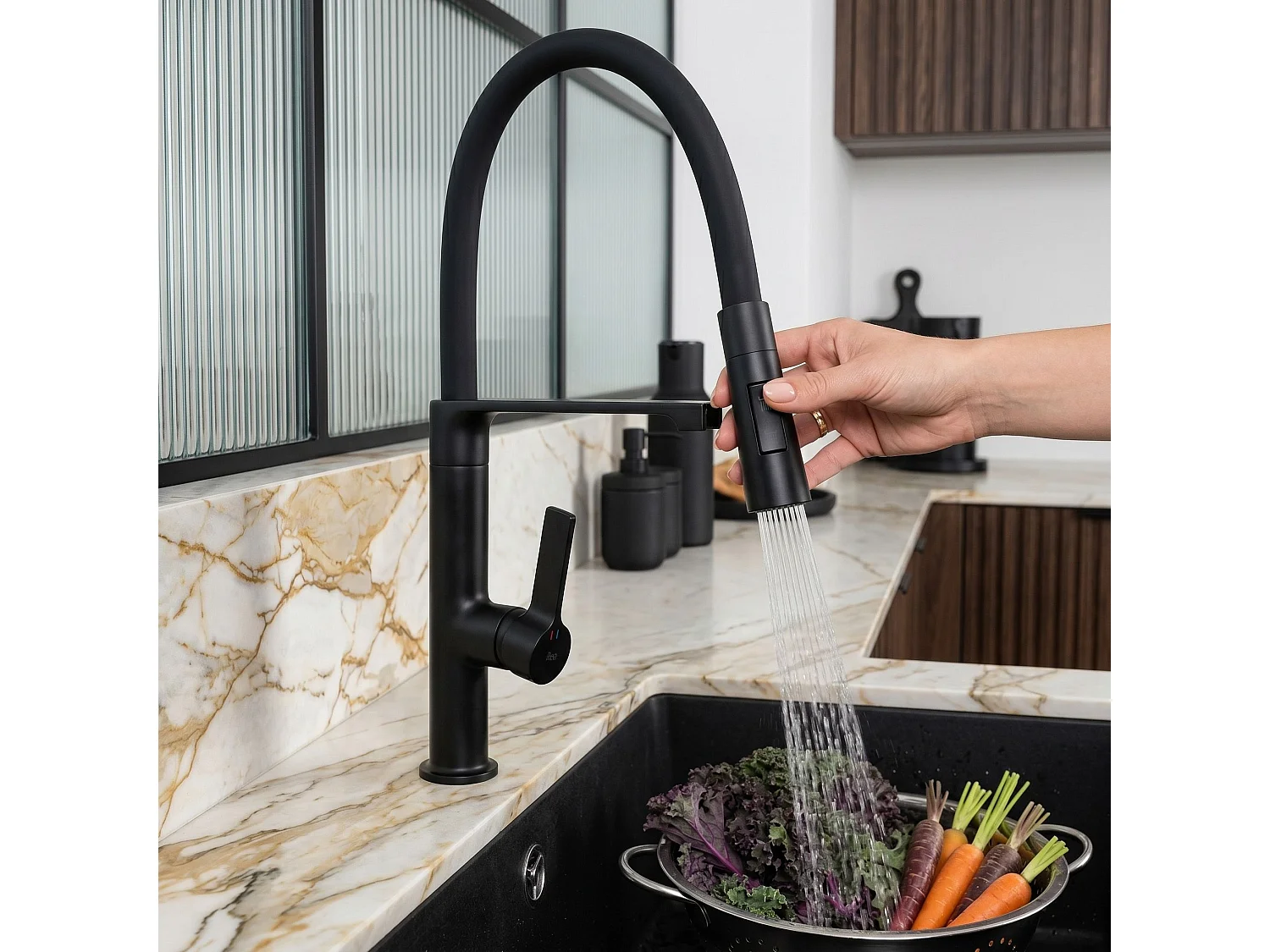 Robinet De Cuisine Rea Lago Titanium