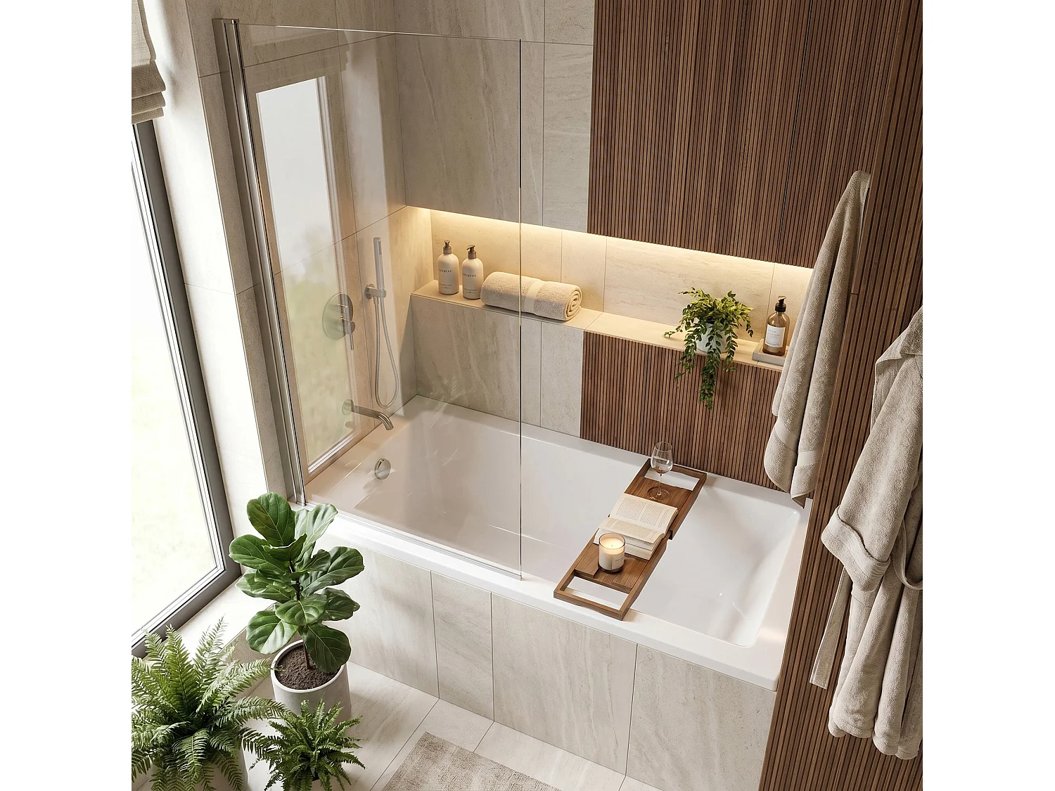 Baignoire D’Angle Rea Prima 150 White