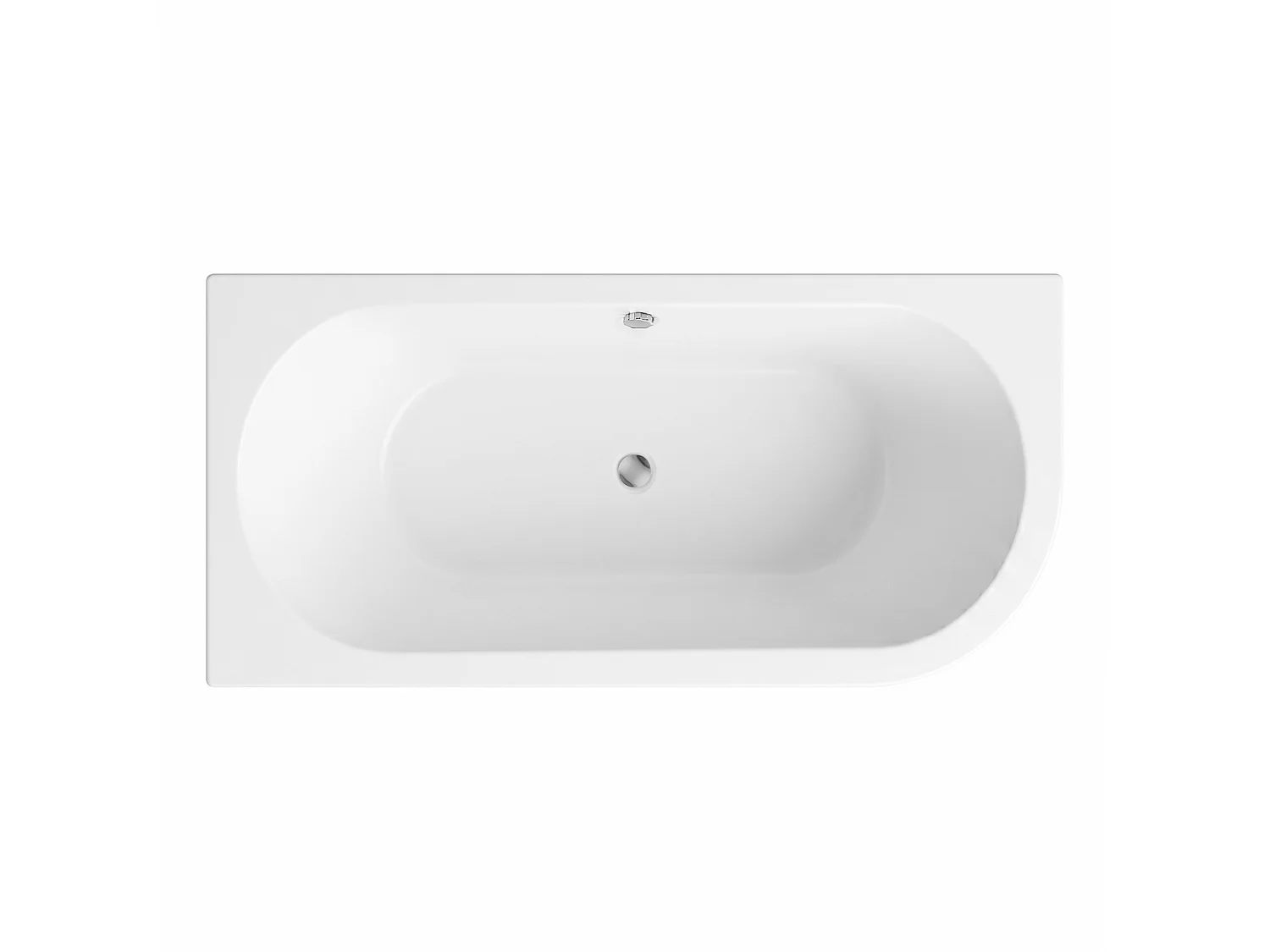 Baignoire D’Angle Rea Orion Stripe 170 Left White