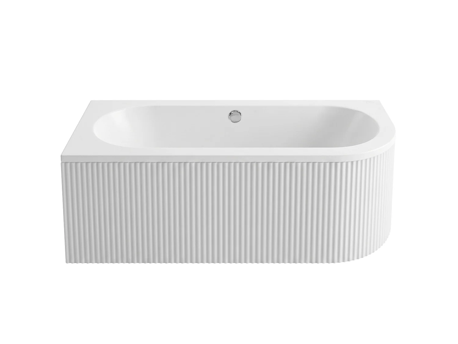 Baignoire D’Angle Rea Orion Stripe 170 Left White