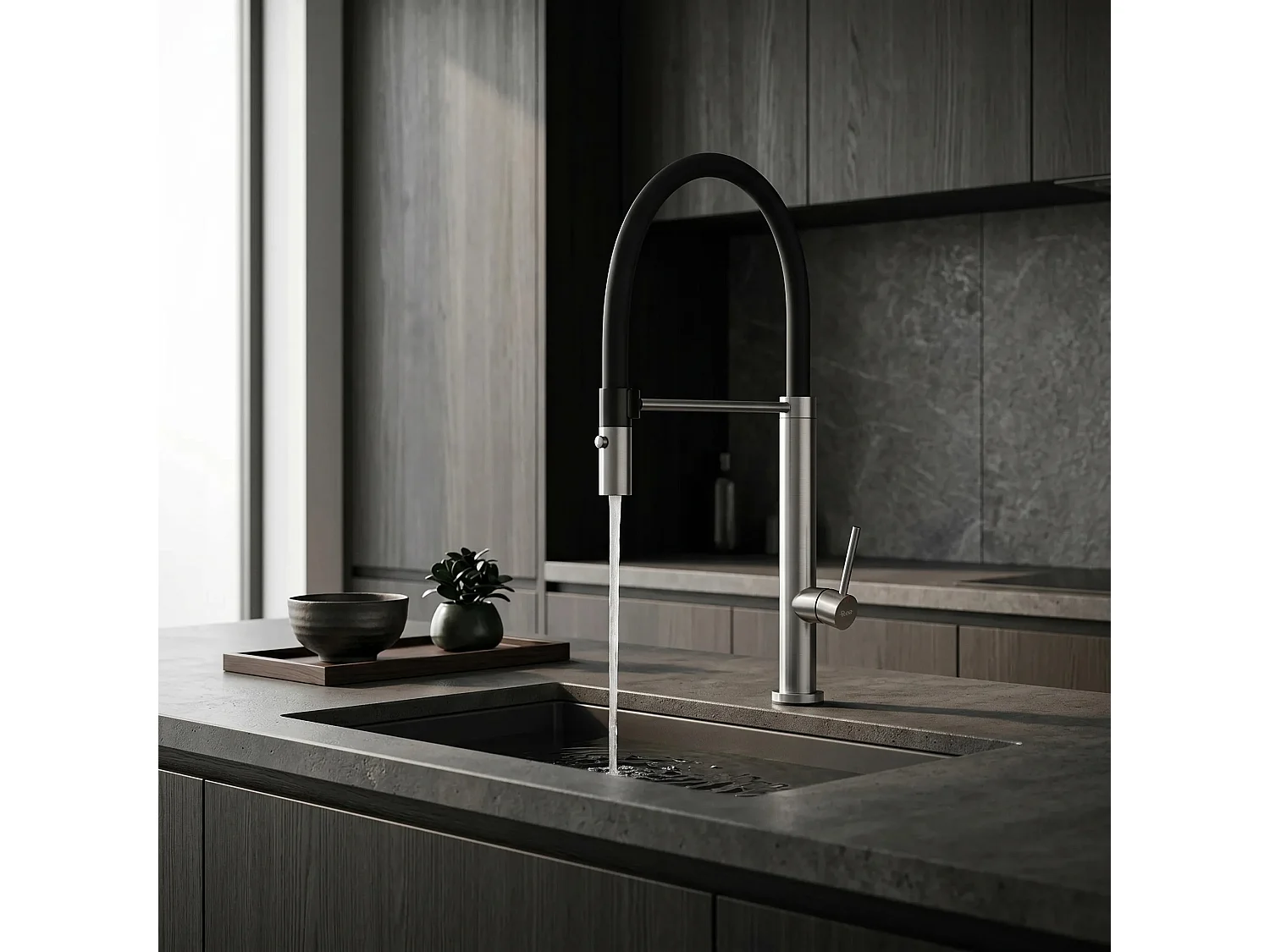 Robinet De Cuisine Rea Viera Brush Nickel
