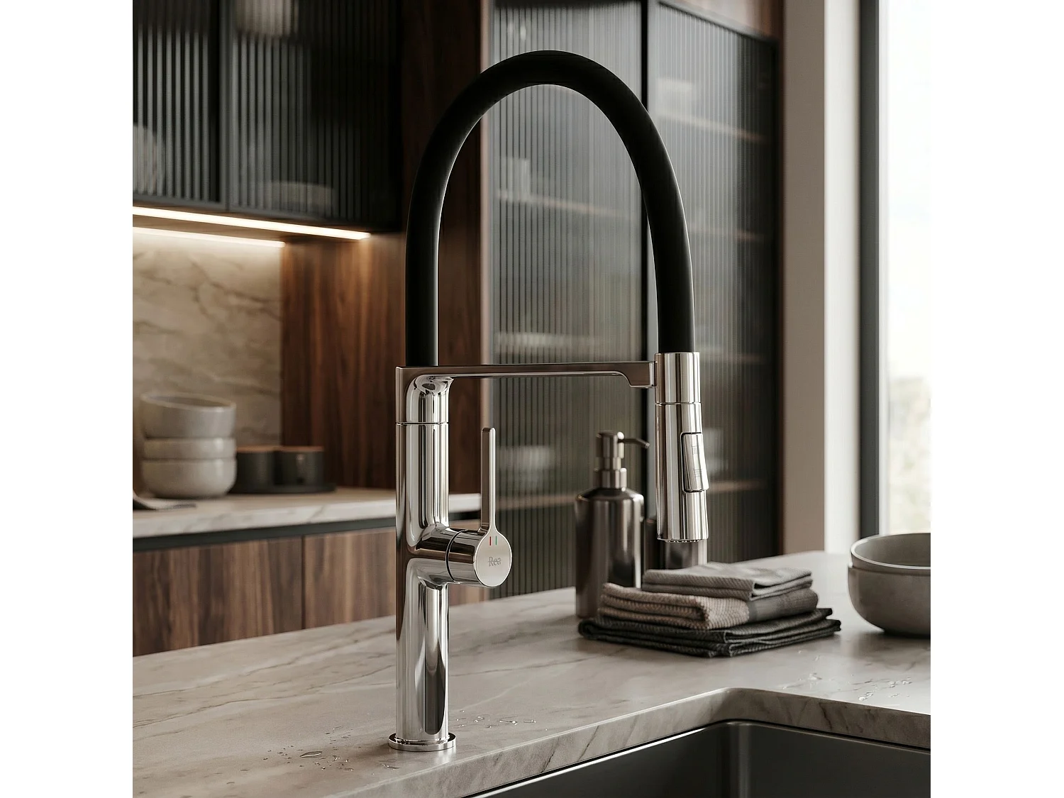 Robinet De Cuisine Rea Lago Chrome