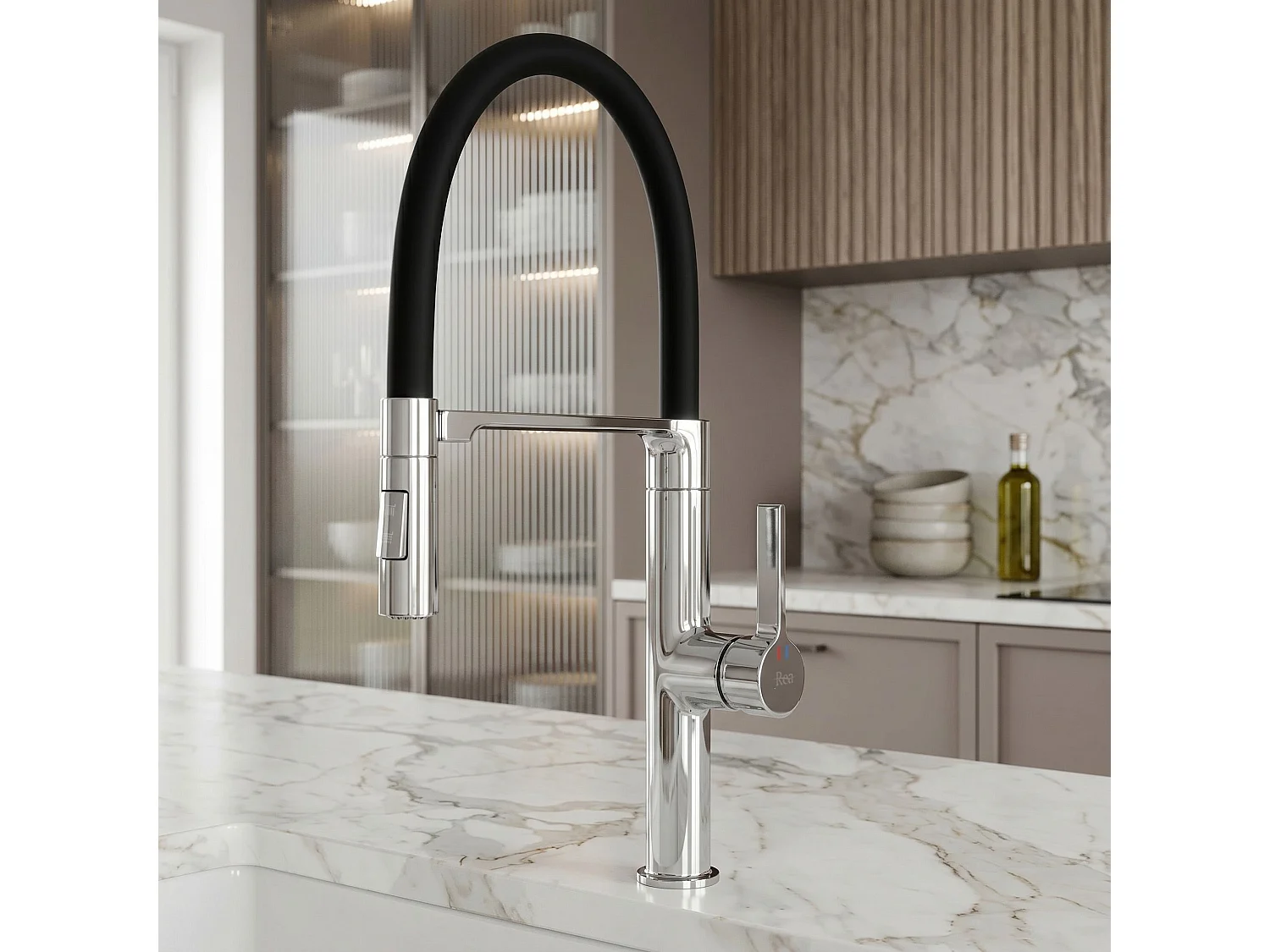 Robinet De Cuisine Rea Lago Chrome