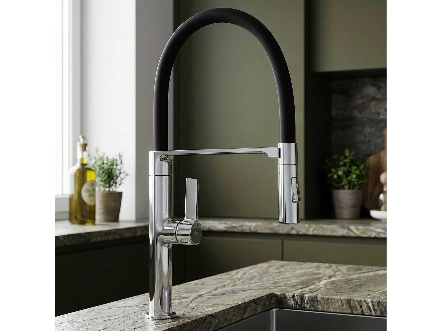 Robinet De Cuisine Rea Lago Chrome
