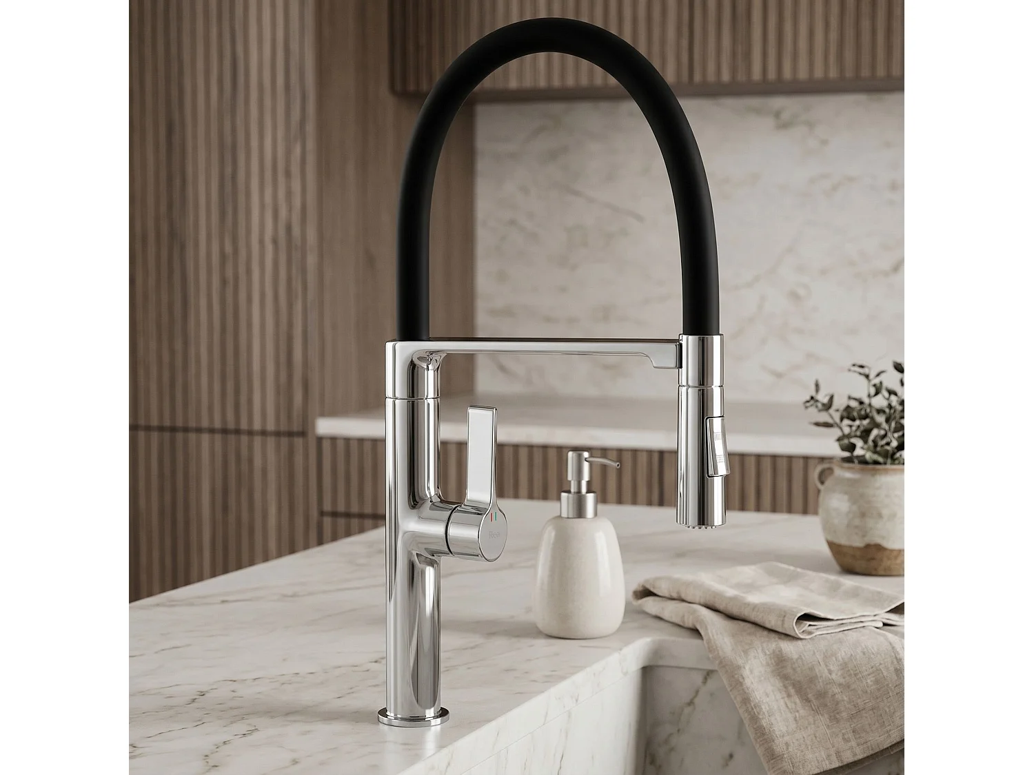 Robinet De Cuisine Rea Lago Chrome