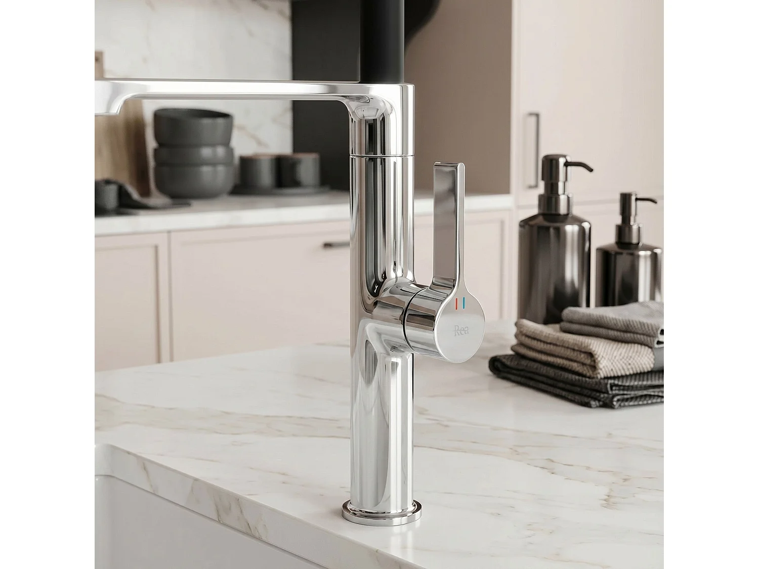 Robinet De Cuisine Rea Lago Chrome
