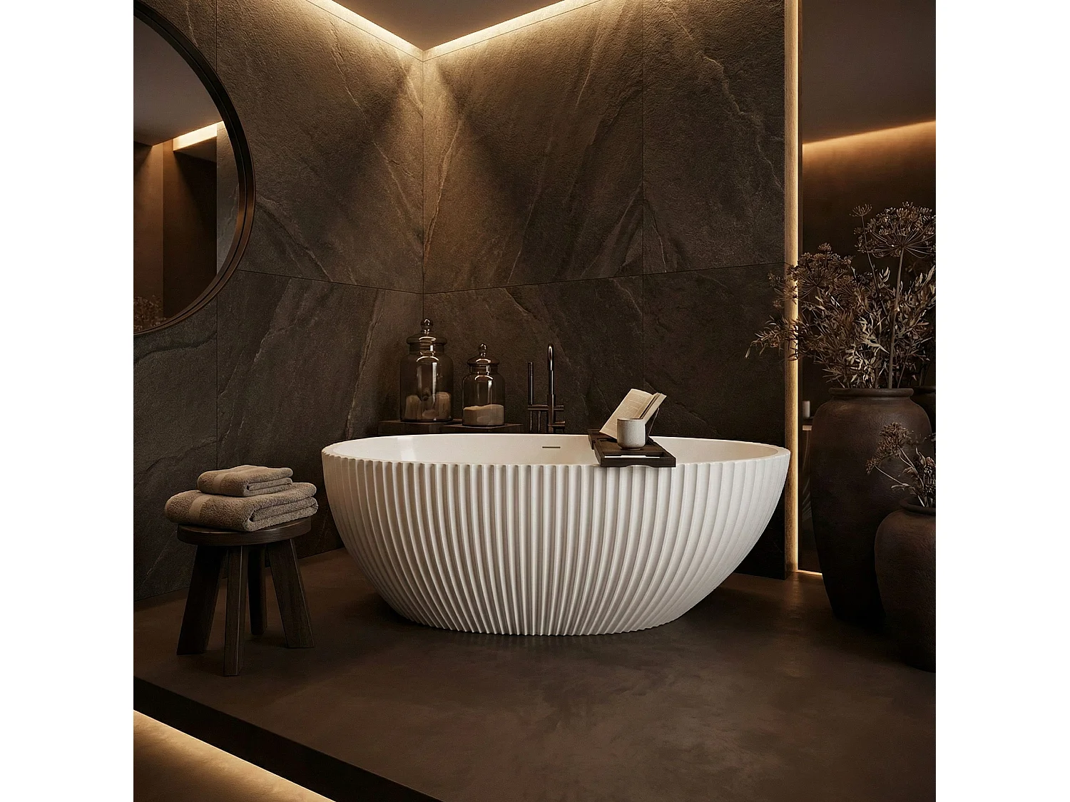 Baignoire Autoportante Rea Carmen 170 White