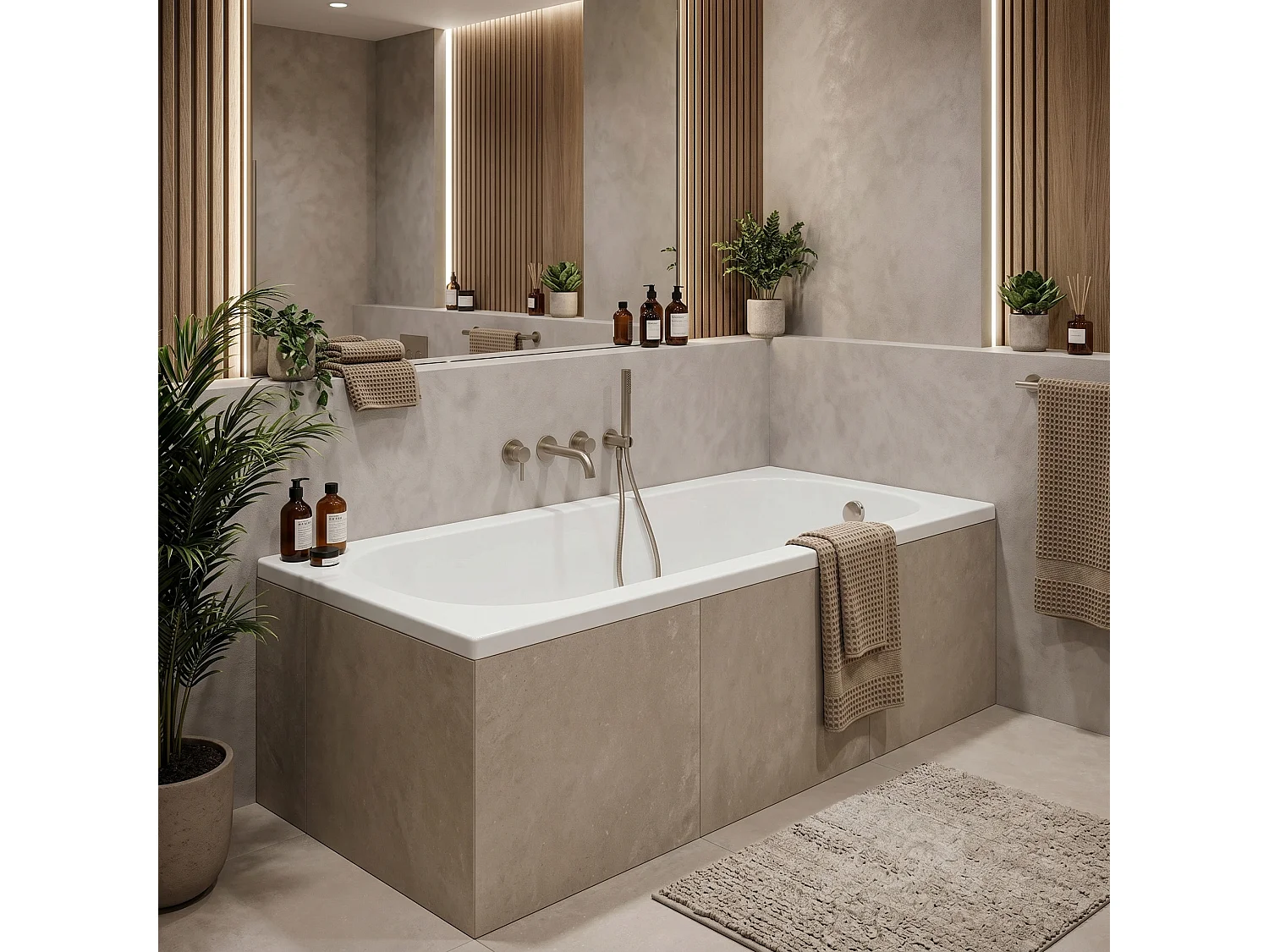 Baignoire D’Angle Rea Gloria 150 White
