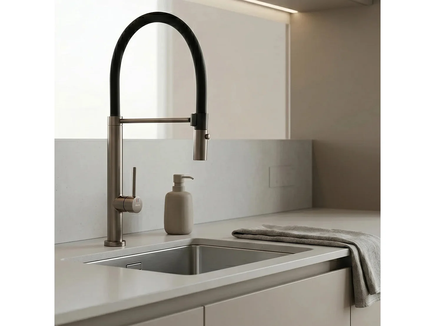 Robinet De Cuisine Rea Viera Titanium