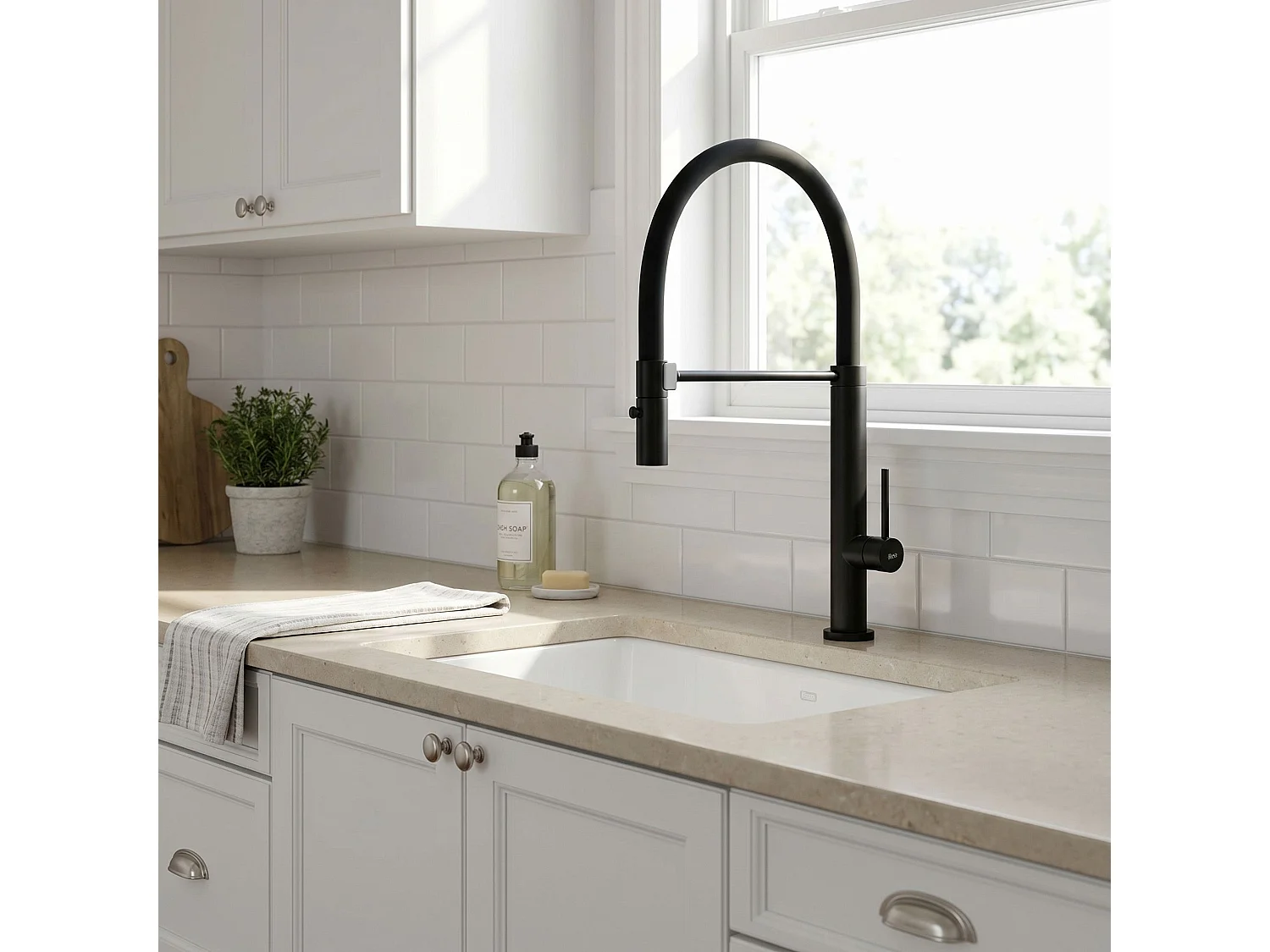 Robinet De Cuisine Rea Viera Black