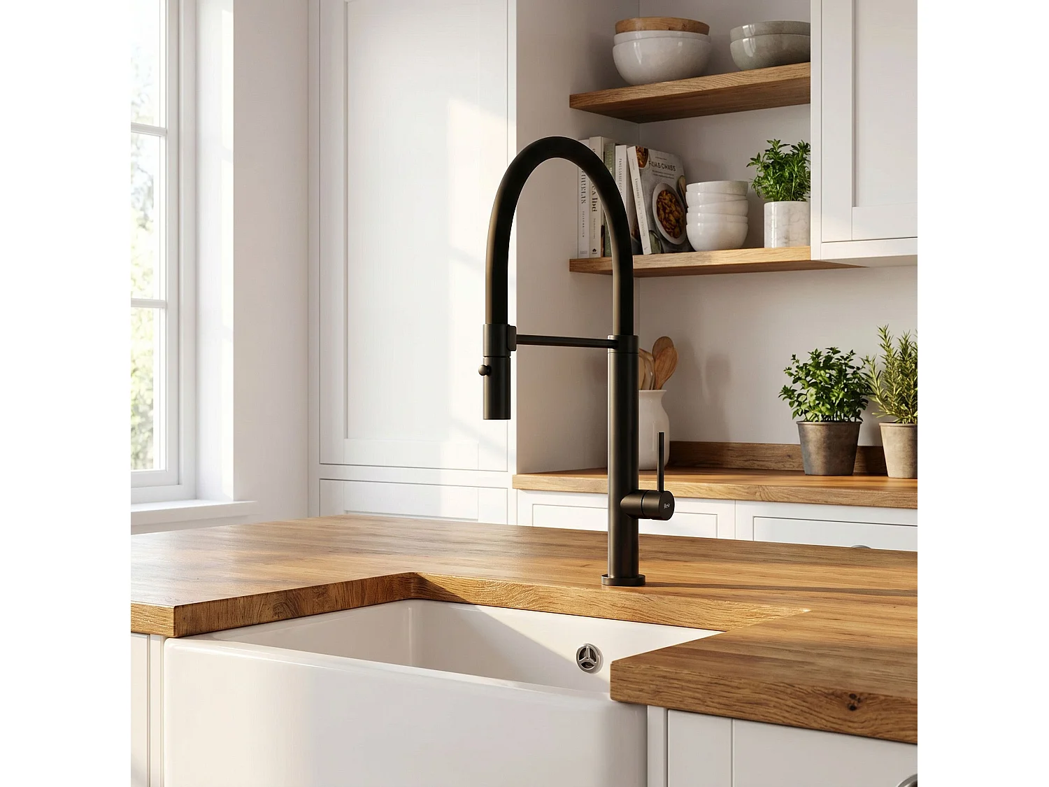 Robinet De Cuisine Rea Viera Black