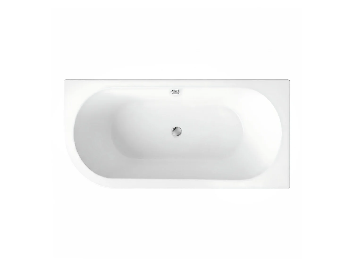 Baignoire D’Angle Rea Orion 160 Right White