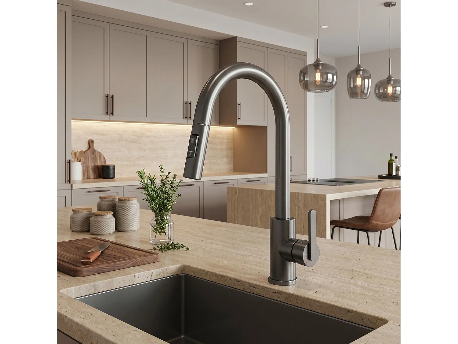 Robinet De Cuisine Rea Ontario Titanium