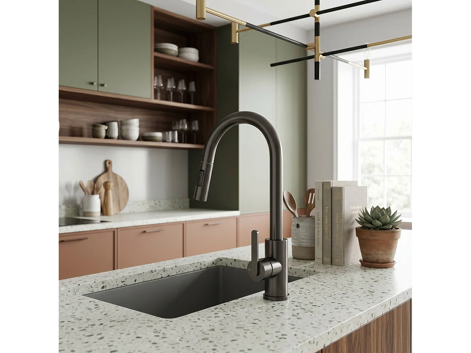 Robinet De Cuisine Rea Ontario Titanium