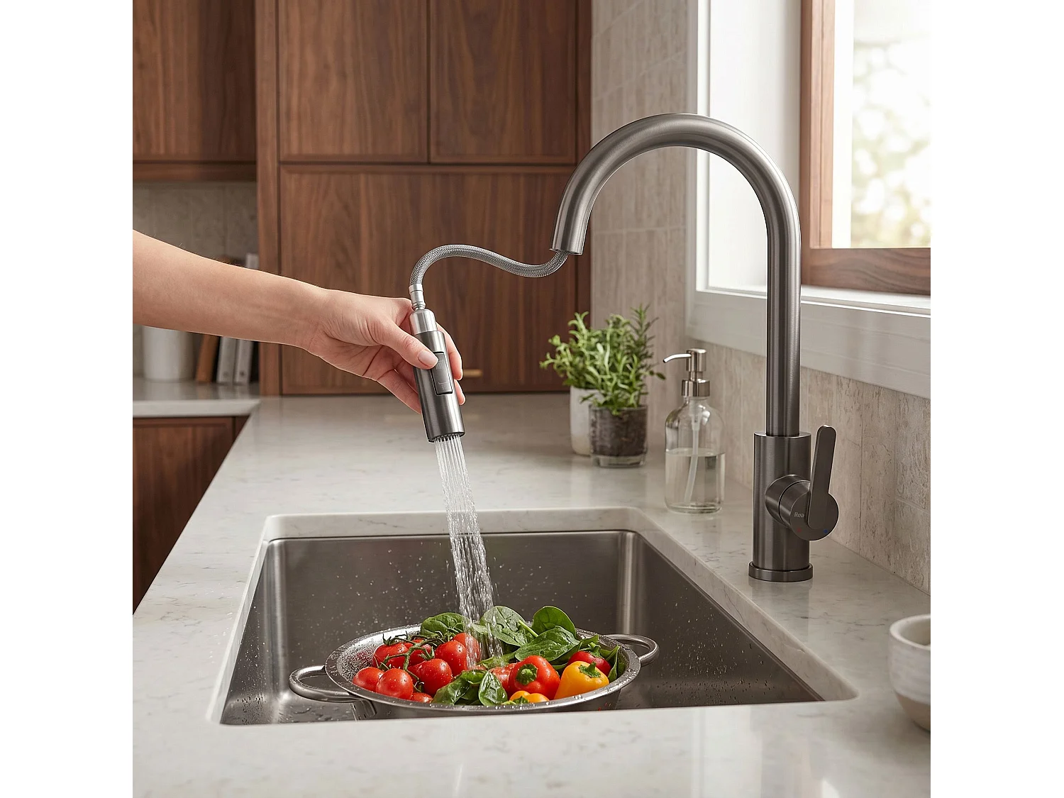 Robinet De Cuisine Rea Ontario Titanium