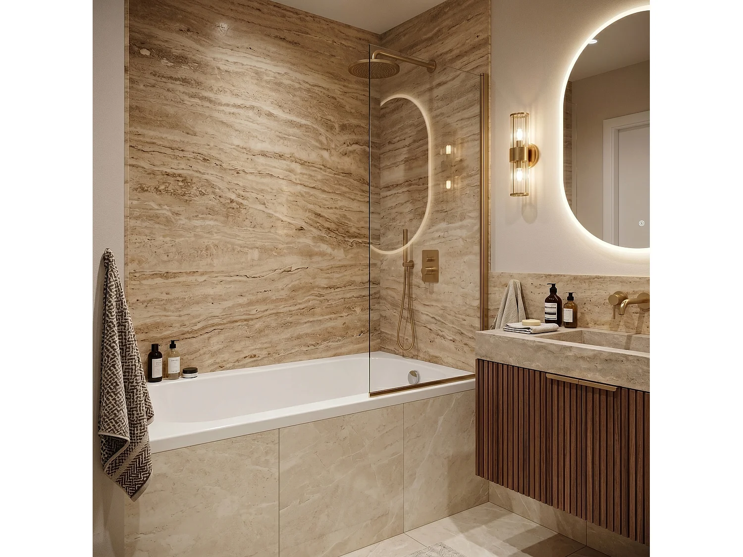 Baignoire D’Angle Rea Gloria 130 White