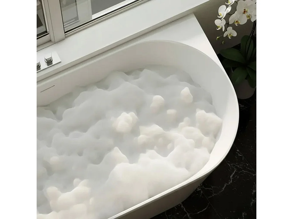 Baignoire D’Angle Rea Bellanto Slim 150 Left White