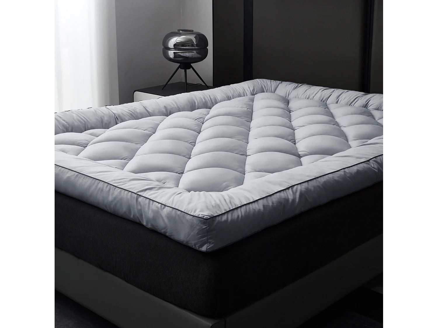 2 Inch Shredded Memory Foam Mattress Topper - Superking