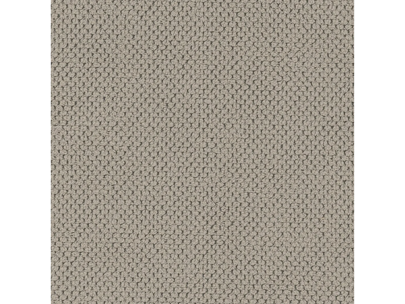 Lot de 4 chaises tissu beige pieds métal noir - CLEO