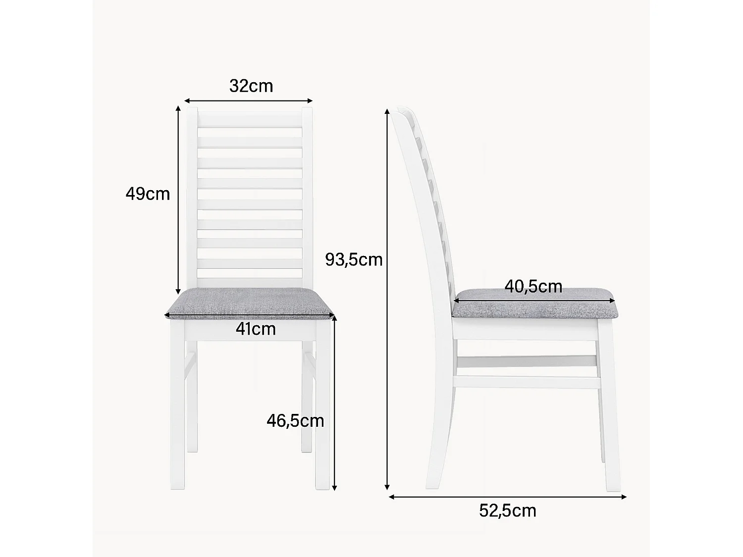 Set di sedie imbottite per sala da pranzo - Sedie da cucina (2 pezzi)